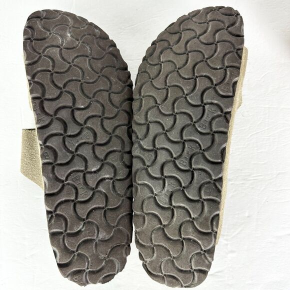 Birkenstock Arizona Suede Leather Sandals Size 38 US 7.5 Taupe - Picture 8 of 8